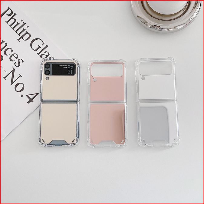 Mirror Silicone Shockproof Cover Case for Samsung Galaxy Z Flip 3 4 5G