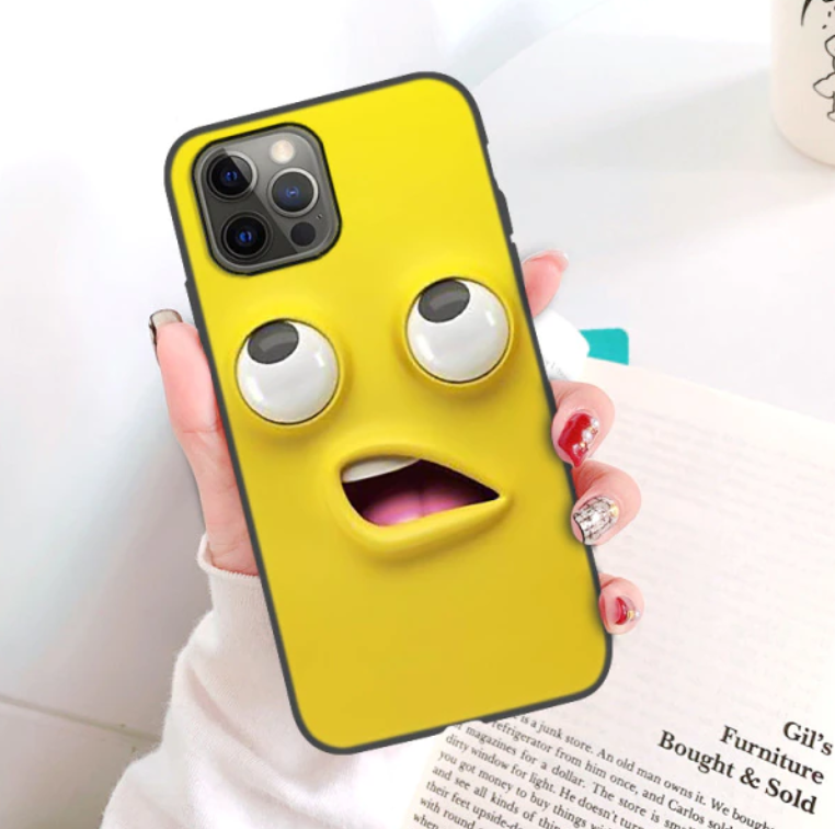 Funny Face Cute Cover Case for Apple iPhone 14 13 12 11 Pro Max Plus