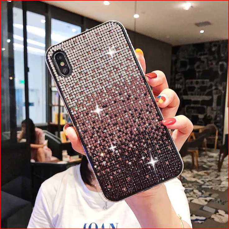 Glitter Crystal Gradient Case for Apple iPhone 14 13 12 Pro Max Mini
