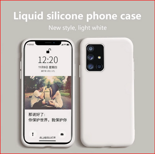 Solid Color Silicone Case For All Xiaomi Redmi Note Note Pro Poco Mi