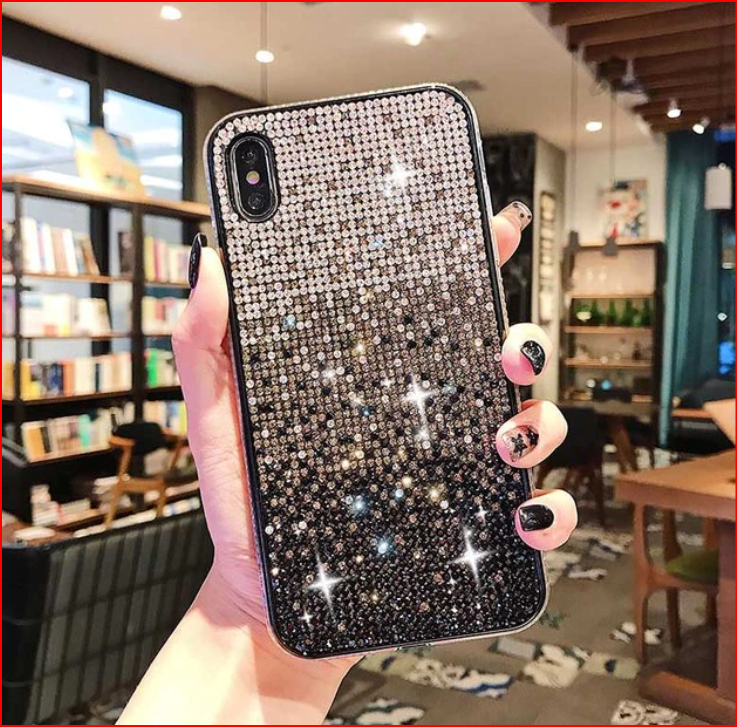 Glitter Crystal Gradient Case for Apple iPhone 14 13 12 Pro Max Mini