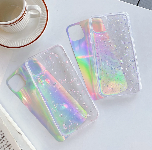 Sequins Laser Rainbow Glitter Case For Apple iPhone 14 13 12 Pro Max