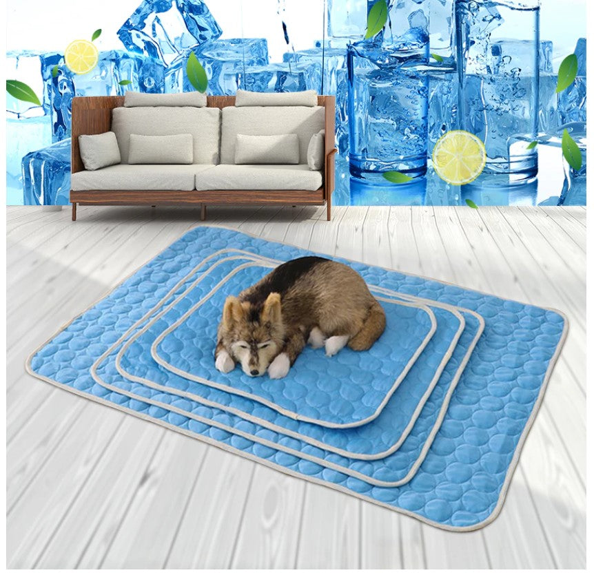 Cooling Summer Luxury & Comfortable Bed Mat Pad Sleep For Dogs Puppies