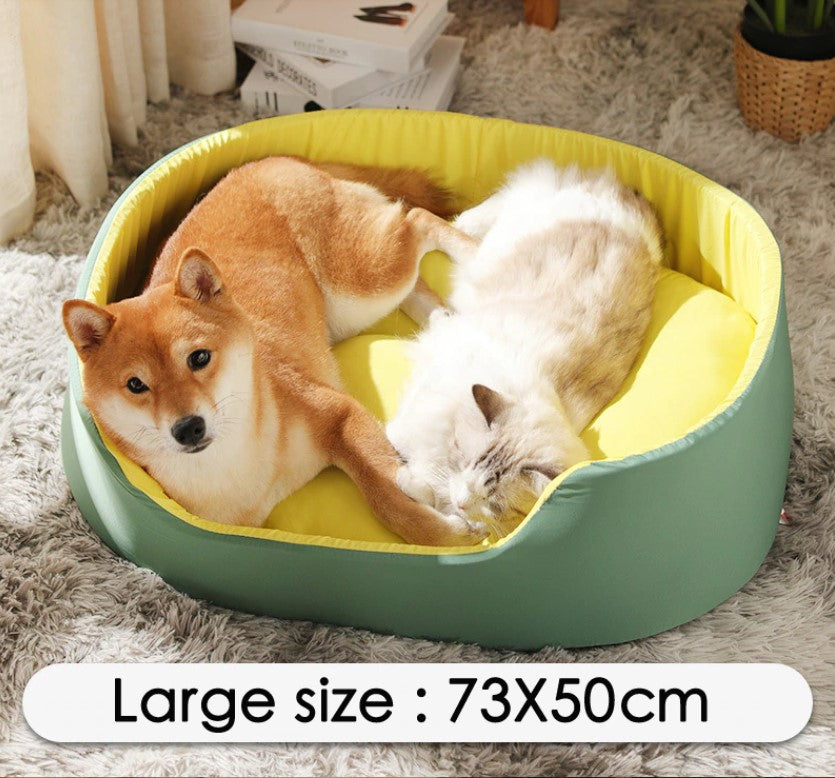 Comfort Washable Cat Dog Sofa Bed Warm Sleep Long Soft Luxury Cushion