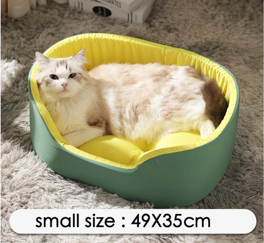 Comfort Washable Cat Dog Sofa Bed Warm Sleep Long Soft Luxury Cushion