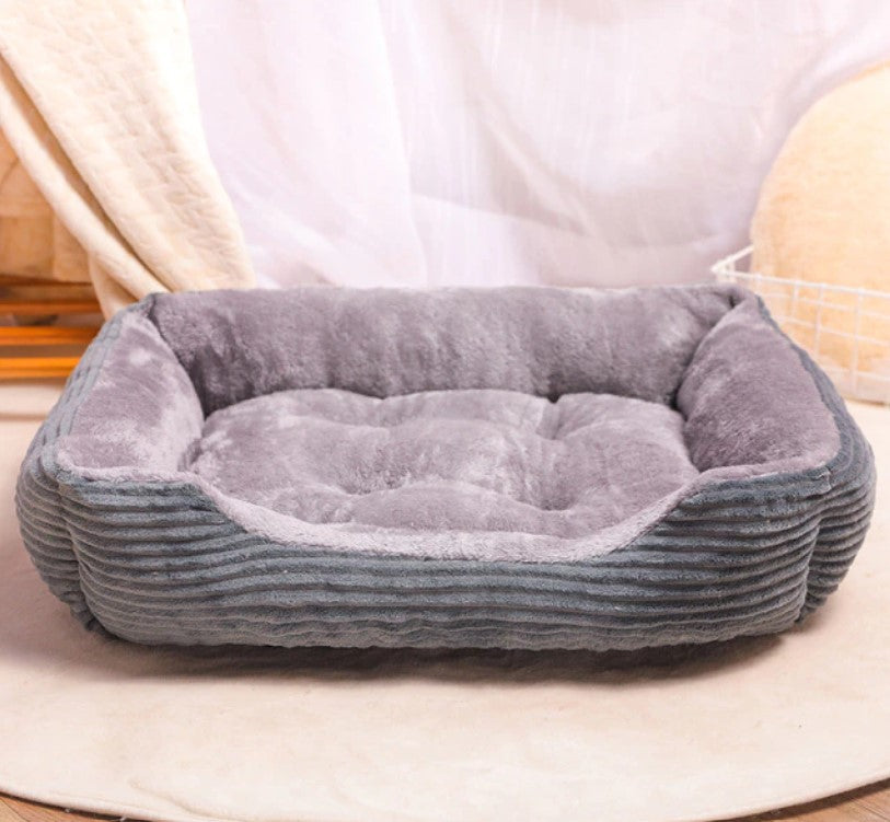 Luxury Comfortable Rectangle Dog Bed Sleeping Pet Cat Warm Sofa Winter