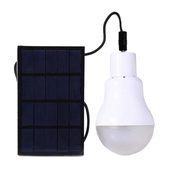 LED Solar Bulb Portable Solar Powered Lamp Camping Outdoor Tent Light