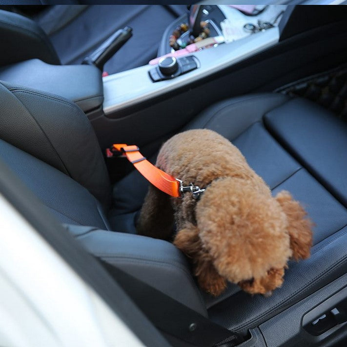Safety Seatbelt Dog Cat Nylon Reatractable Pet Accessory Travel Clip