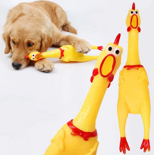 Screaming Chicken Dog Toys Squeeze Sound Pet Toy for Large Dogs Pet
