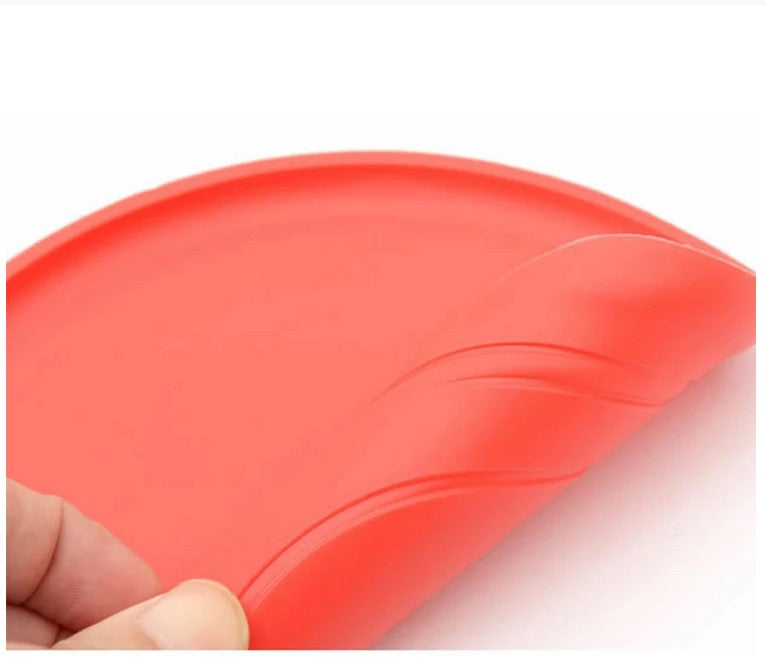 Funny Fun Silicone Flying Saucer Disc Dog Cat Toy Chew Puppy Training