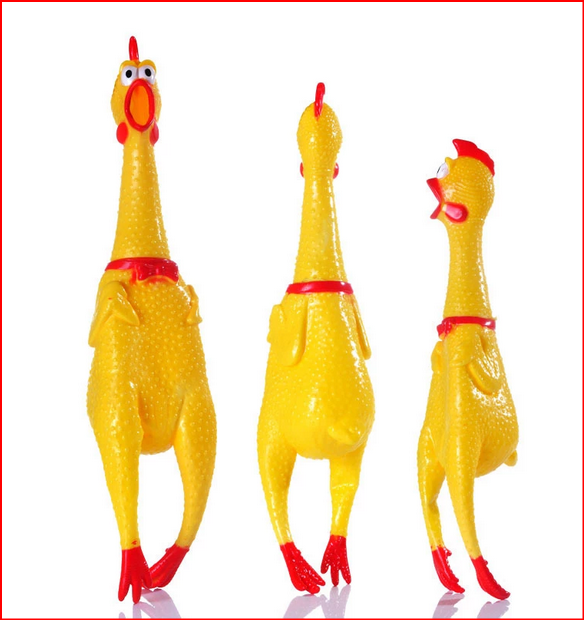 Screaming Chicken Dog Toys Squeeze Sound Pet Toy for Large Dogs Pet