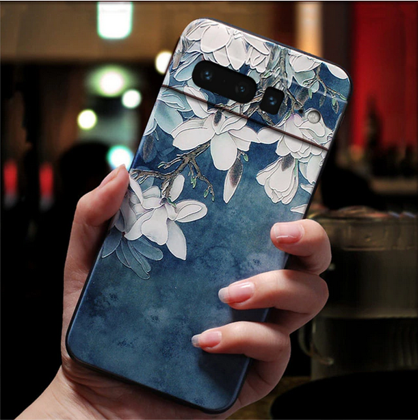 Luxury Flower Lady Style Shockproof Cover Case for Google Pixel 7 Pro