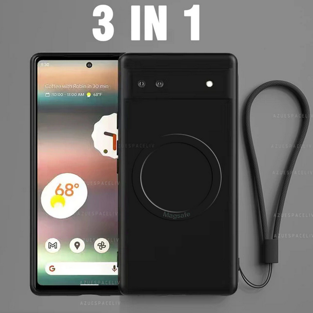 Fashion Strap Magnetic Wireless Charger Case for Google Pixel 7 7 Pro