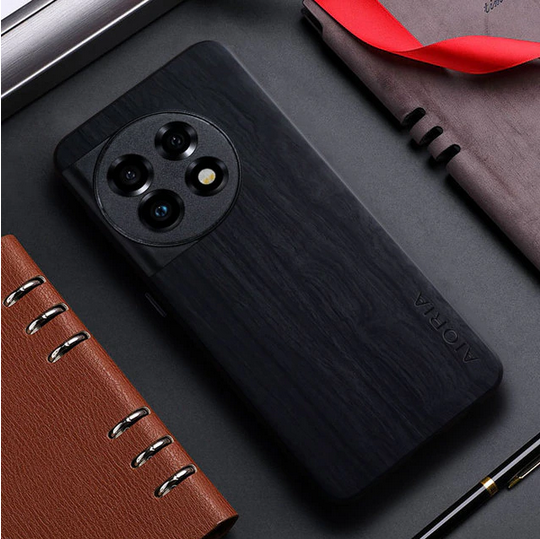 Bamboo Wood Pattern Lens Protector Case for OnePlus 11 OnePlus 11R