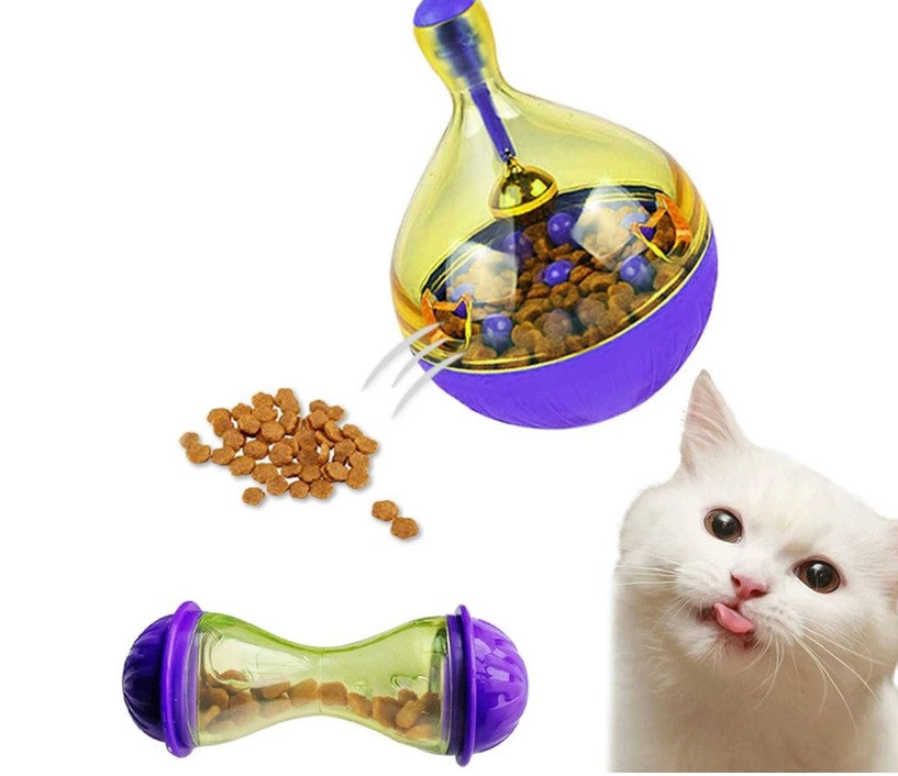 Funny & Fun Cat Food Feeders Ball Interactive Toy Tumbler Egg Playing
