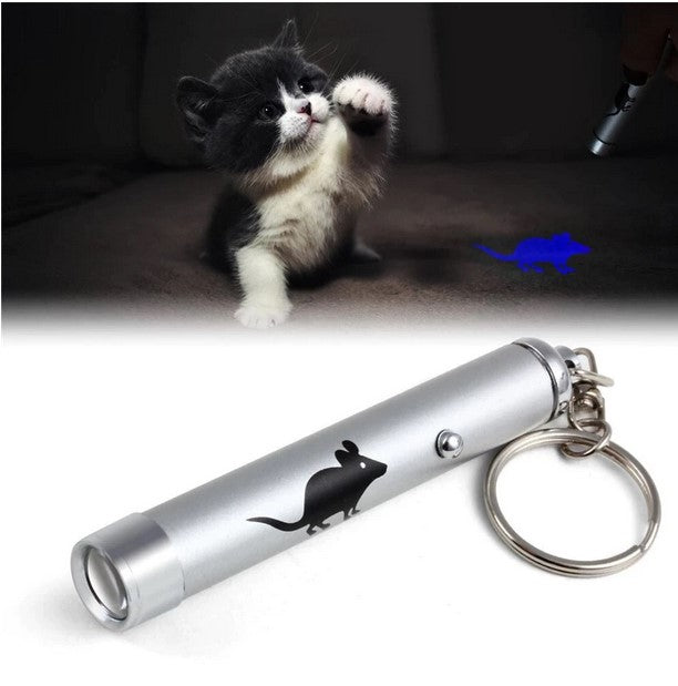 Funny & Fun LED Pointer light Pen With Bright Animation Mouse Cat Dog