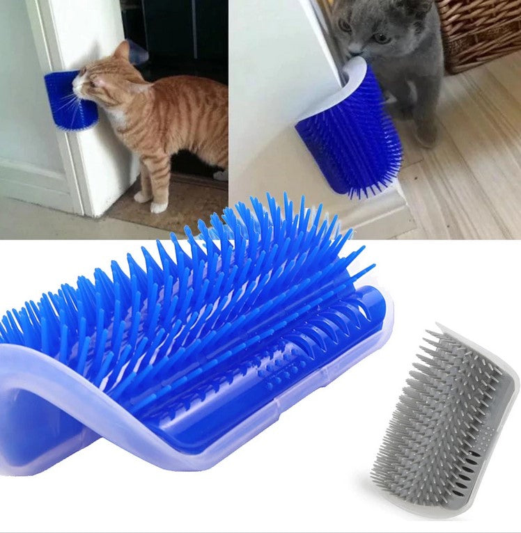 Cat Self Groomer Brush Pet Clean Supply Pet Comb Massage with catnip