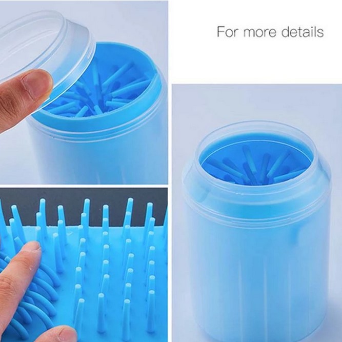 Dog Paw Cleaner Cup Soft Silicone Brush Easy Wash Foot Cleaning Bucket