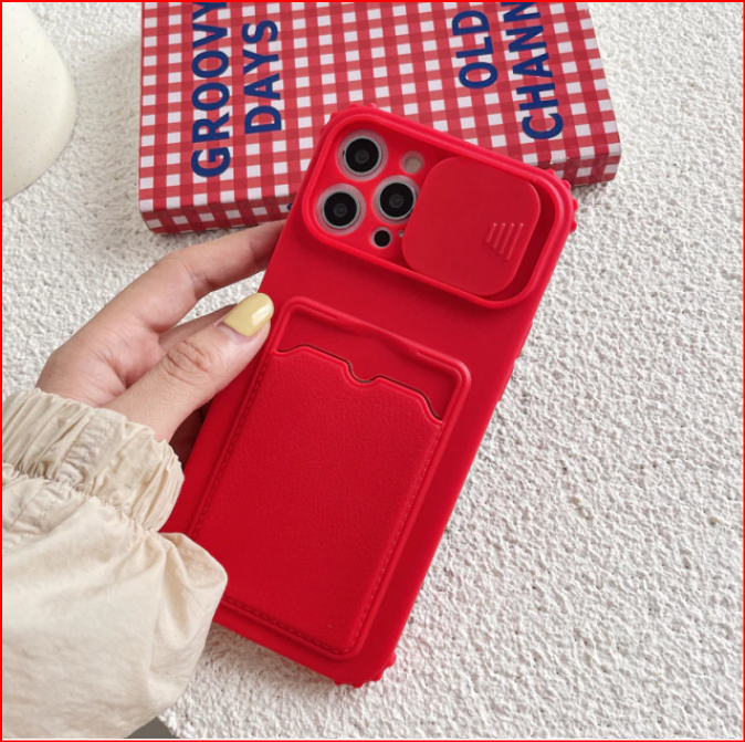 Card Holder Camera Protection Silicone Cover Case for All New Vivo